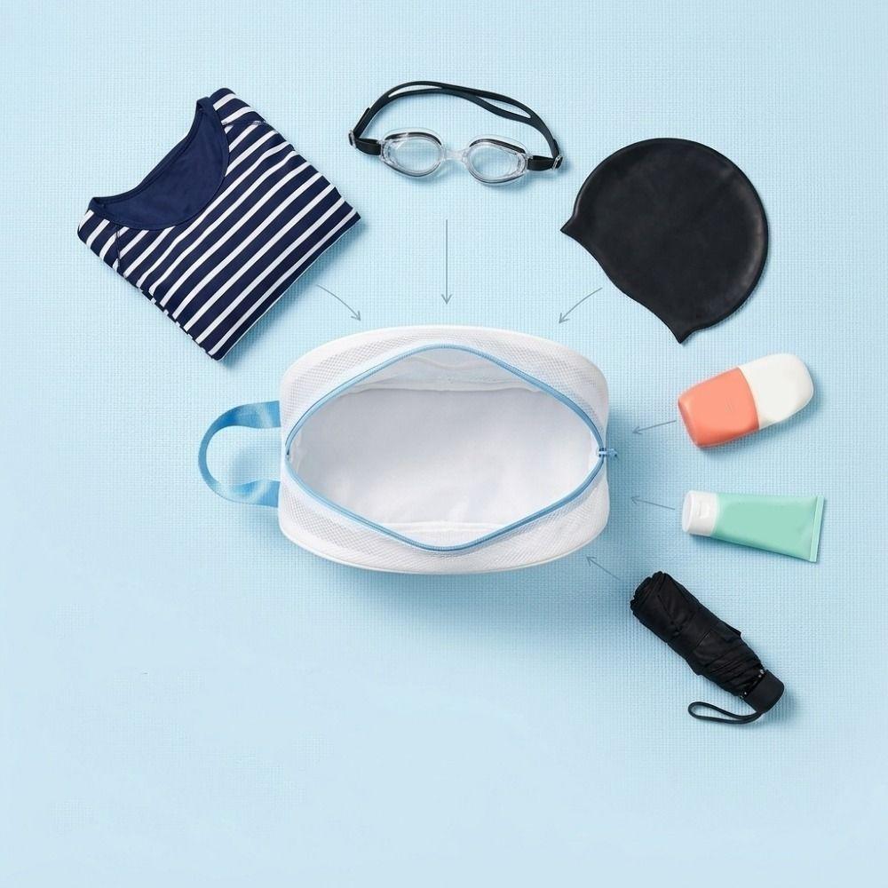 Breathable Mesh Gym Dry Bag Waterproof Sports Beach Bag Travel Toiletry Bag Swimming Gear