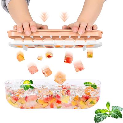 Ice Tray Ice Cube Mold with Lid Creative Ice Storage Box Square Ice Mold Ice Box