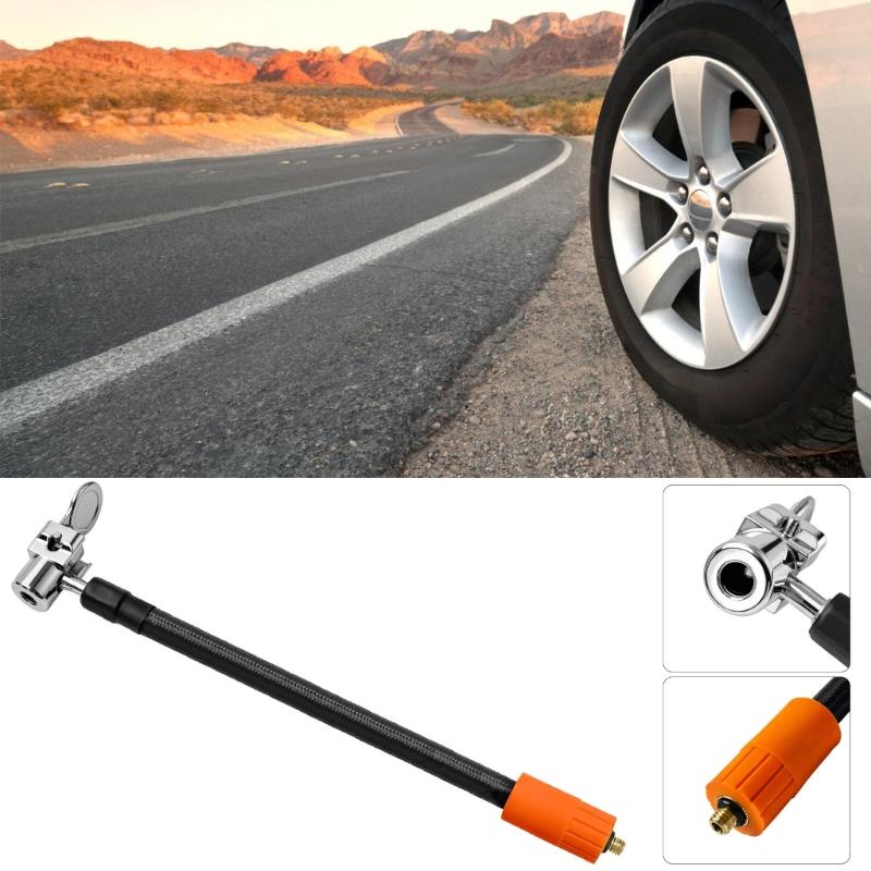 Starke Silikon-Luftspannfutter-Ventile Adapter Schnellanschluss an Reifen Daumendruck Luftdüse Für effizientes Aufpumpwerkzeug