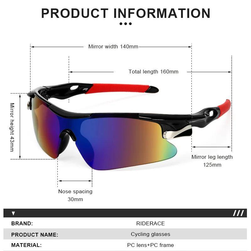 Fahrradbrille Blendschutz Outdoor Sport Sonnenbrille Skifahren Augenschutz Sonnenbrille Berg Winddicht Sicherheit Fahren Brille