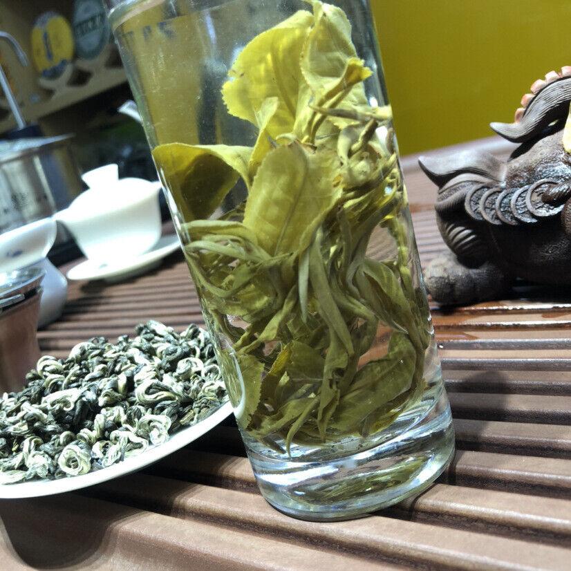 300 g pliculețe de ceai verde Yunnan Biluochun Spring Qingxiang 12,34 oz