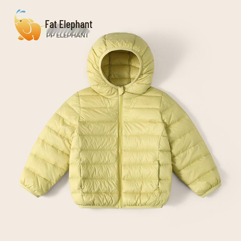Kids' Winter Hooded Lightweight Down Jacket - Warm Outerwear for Boys & Girls