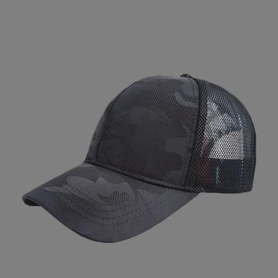 Big Size Mesh Hard Top Baseball Cap For Men Summer Breathable Outdoor Riding Trend Shading Sun Protection Cap Male 62Cm