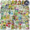 56pcs Adorable Cartoon Turtle Graffiti Stickers designed for DIY Scrapbooking Phone Laptop Guitar Suitcase Water Bottle Water Resistant Sticker