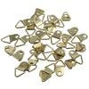 Hot 20pcs Triangle D-Ring Hanging Oil Painting Mirror Frame Hanger Photo Wall Hook Brass Picture Wall Mount Hanger Hook Ring