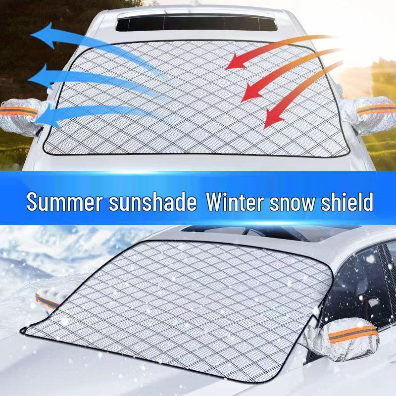 All-Season Windshield Cover: Magnetic Anti-Freeze & Sun Block Protection for Cars