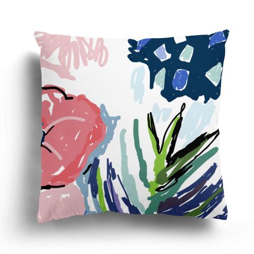 Abstract Floral Cushion Cover Sofa Living Room Home Decor Pillowcase