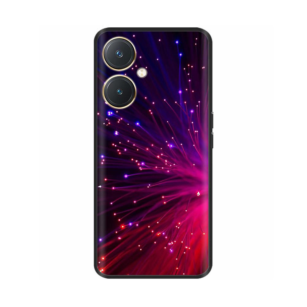 For Vivo Y27 Case Black Cover Skull Wolf Silicone Soft Back Cases For Vivo Y27 5G Phone Case VivoY27 Y 27 2023 Protective Shell