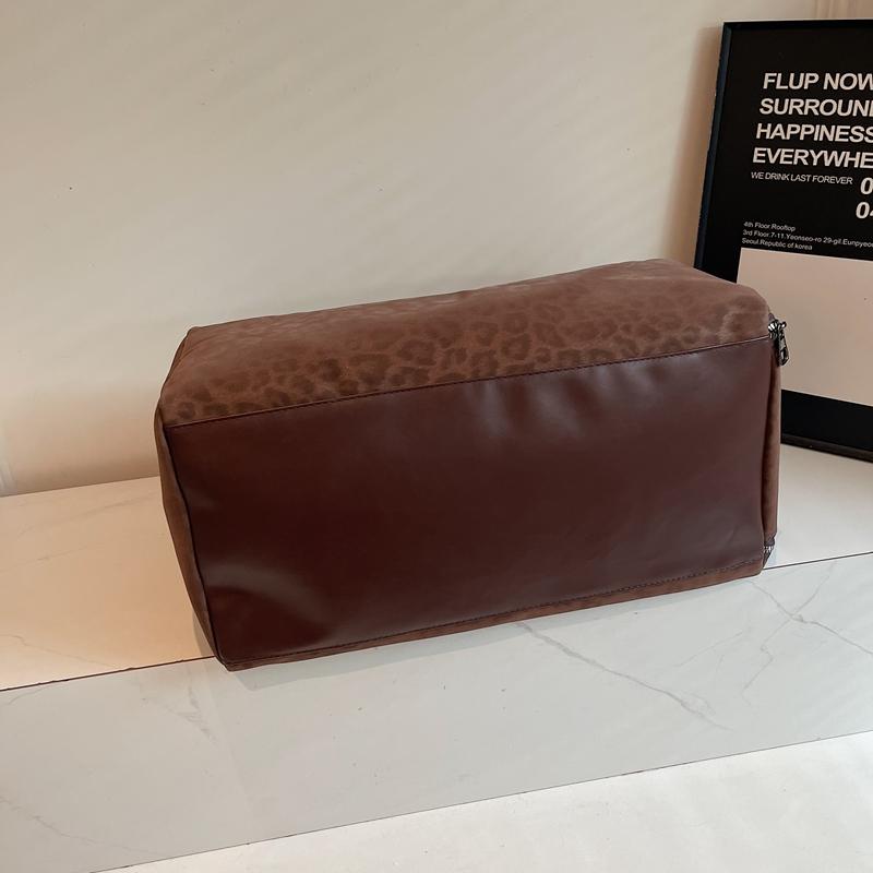 Geantă Sport de Capacitate Mare Imprimeu Leopard Geantă de Voiaj Geantă Fitness Geantă Duffel