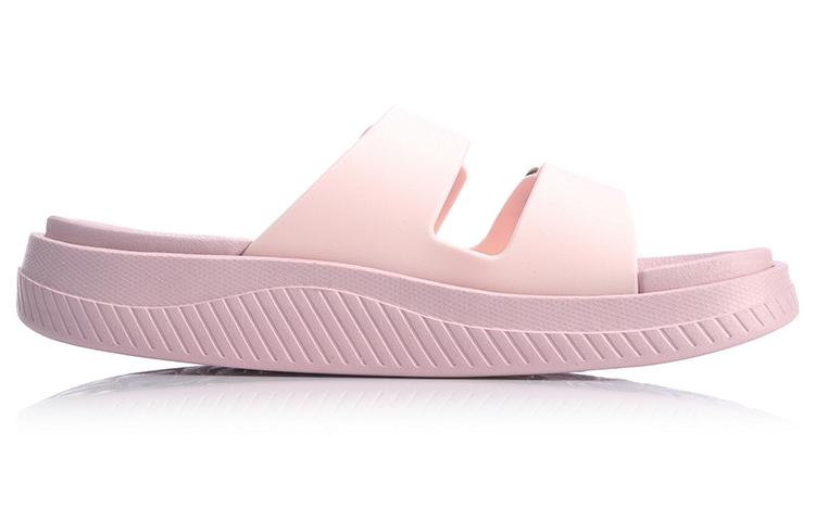 Li Ning Clap Comfortable Slip Resistant Slide Slippers Women's Pink AGAQ006-5