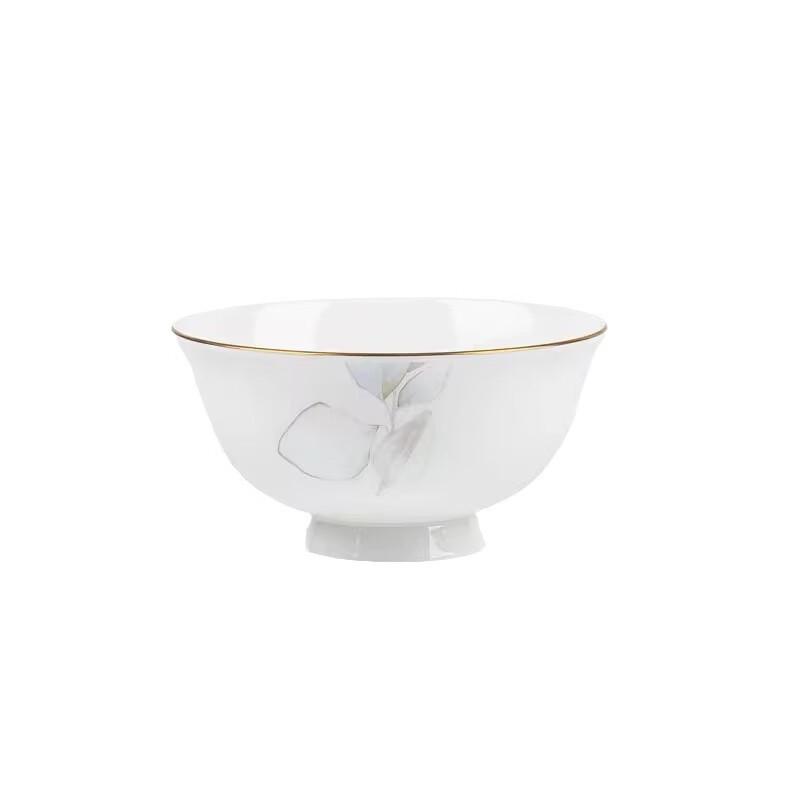 Ruhan Ceramic Floral Soup Bowl