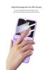 Samsung Z Flip5 Magnetic Full-Coverage Case with Large Window - Solid Color Hard Shell