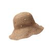 Handmade Retro Retro Hollow Straw Hat Women's Straw Hat Sunscreen Summer Bucket Hat Sun Hat