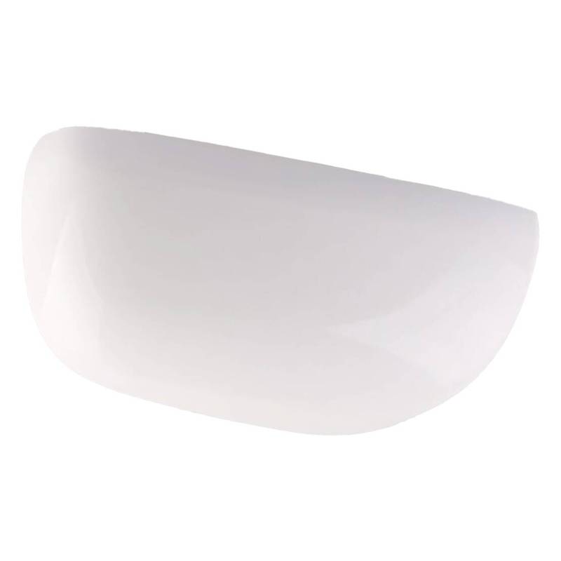 Cache-cadre de rétroviseur extérieur arrière gauche Capuchon d'aile latérale de porte Boîtier de garniture ABS Blanc compatible pour Toyota RAV4 2006 2007 2008 2009 2010-2012