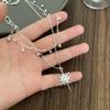 Sweet Double Layered Star Pendant Necklaces for Women Girls Fashion Personalized Collarbone Necklaces Party Jewelry Accessories