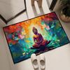 Kunst Dev Malerei Buddha Wand Türmatte Willkommen Rutschfest Boden Schlafzimmer Küche Bad Balkon Flur Teppich Heimdekoration Teppich