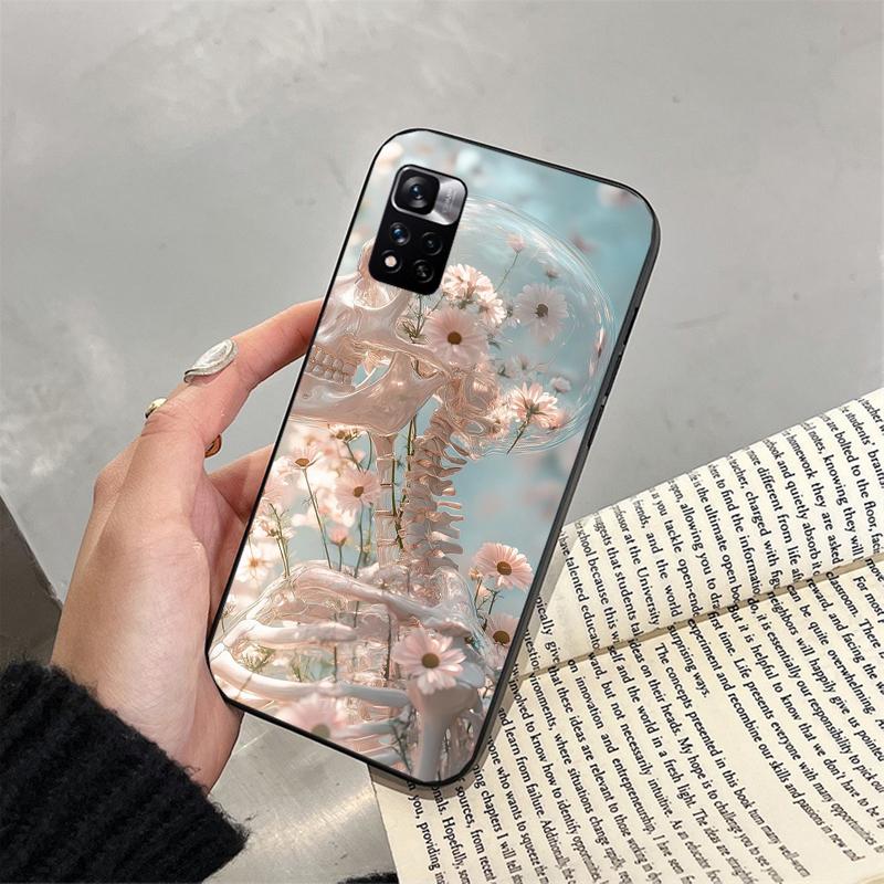 Skeleton Art Phone Case For Xiaomi Redmi note 14 Pro 14 13 12 11 10 Pro 14S 12S 11S Redmi 14C 13C 10