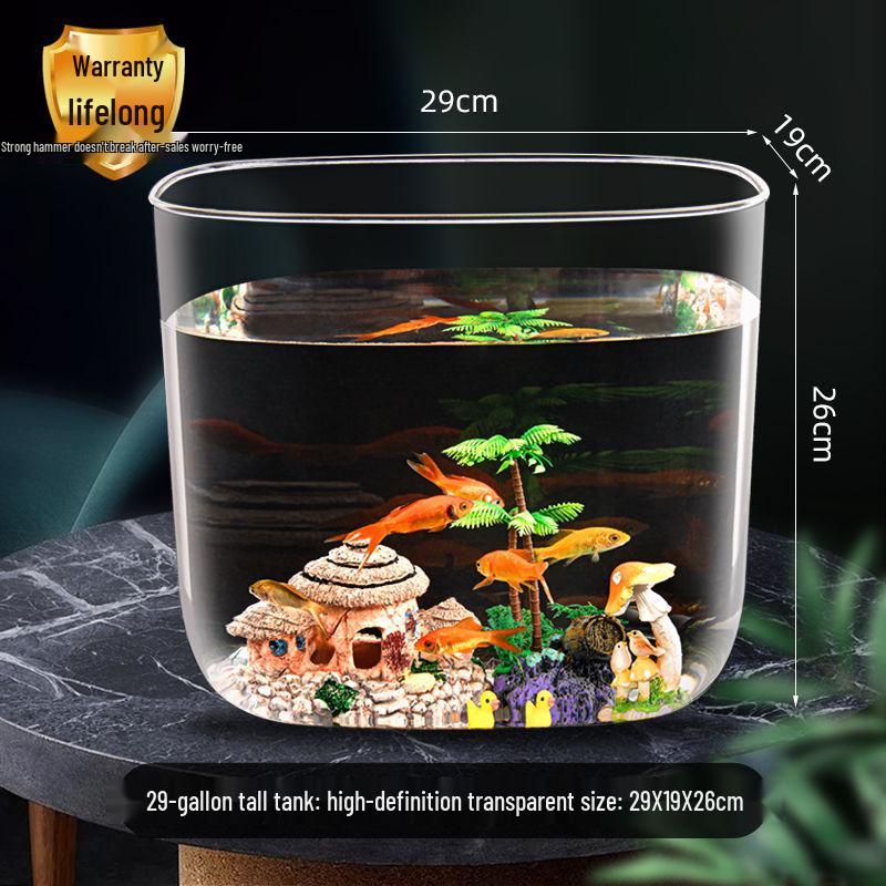 Acrylic High-Definition Fish and Turtle Tank for Living Room 