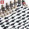 TBS59-64 Hračka s minifigúrkou pre psa Nepriestrelný stavebný blok Land Tiger Desert Alert