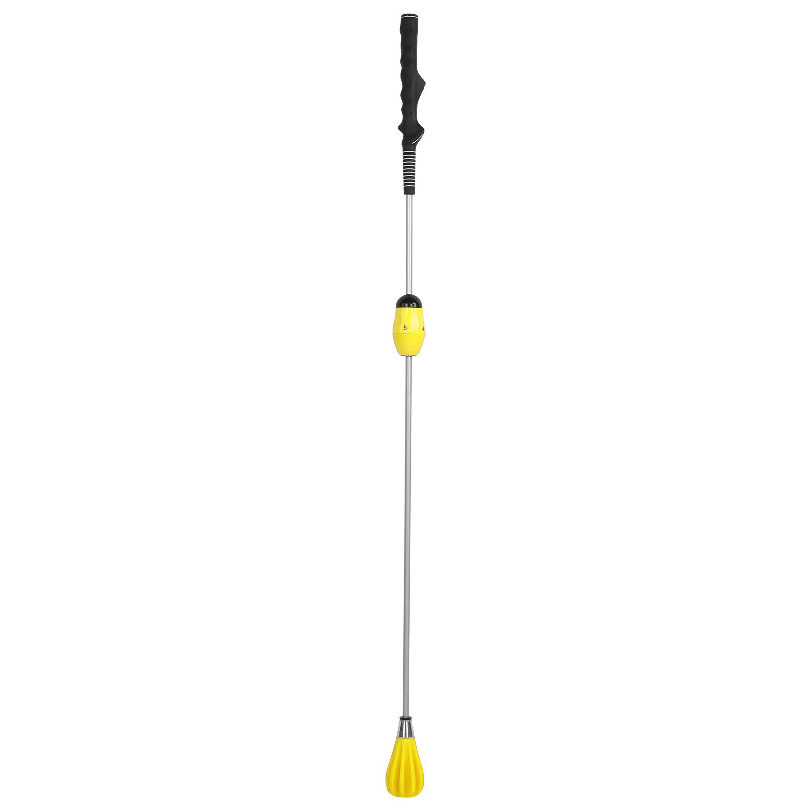 

Swing Train Practice Stick WarmUp Correction Training Rod Tool Equipment(Yellow )