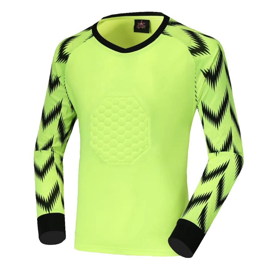 Multi-Directional Sponge Pad Goalkeeper Training Kit - Adult & Children Long Sleeve Football Uniform