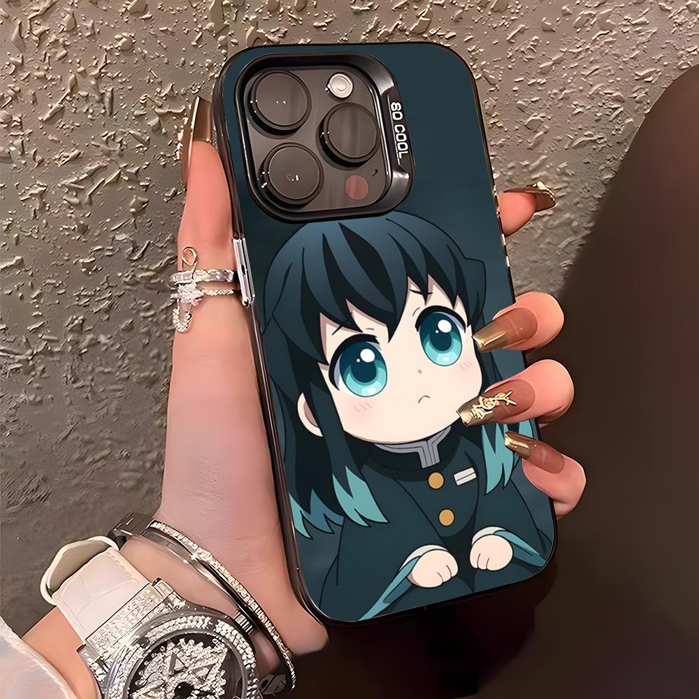 M-Muichiro T-Tokito Phone Case For IPhone17 Air 16 15 14 Plus 13 12 11 Pro XS Max Silver Black Bumper Case