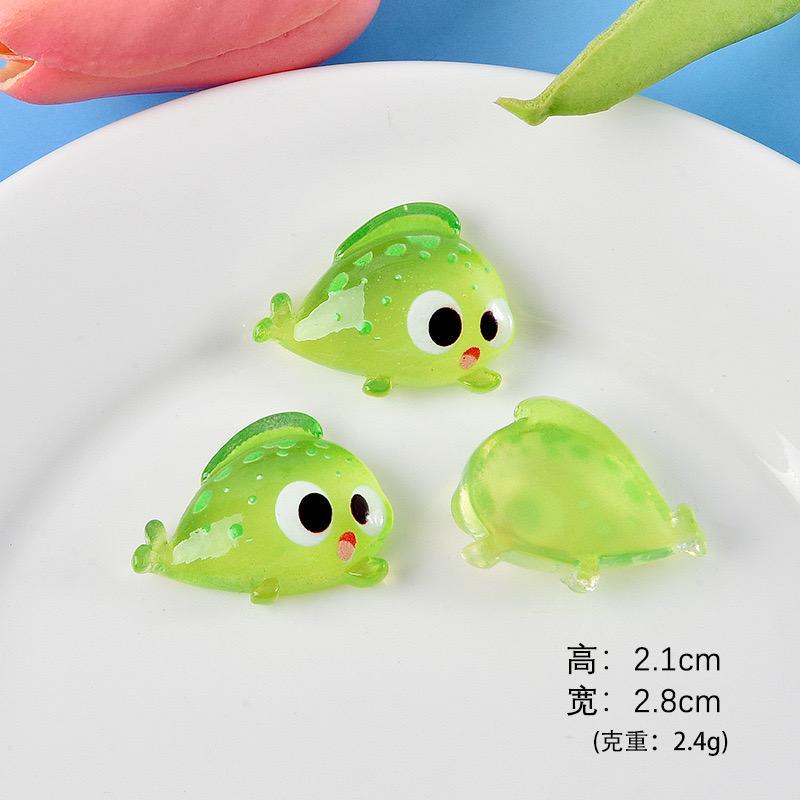10Pcs New Cute Resin Cartoon Colorful Starfish, Dolphins, Sharks, Turtles Series Flat Back Parts Embellishments For Hair Bows