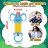 Ooulnee Fingerpuppe, Zappel-Sensorik-Spielzeug, Ollie, süßer Kawai-Elefant, Pop-Tube, Anti-Stress-Relief, Quetschspielzeug, Geschenke für Erwachsene und Teenager