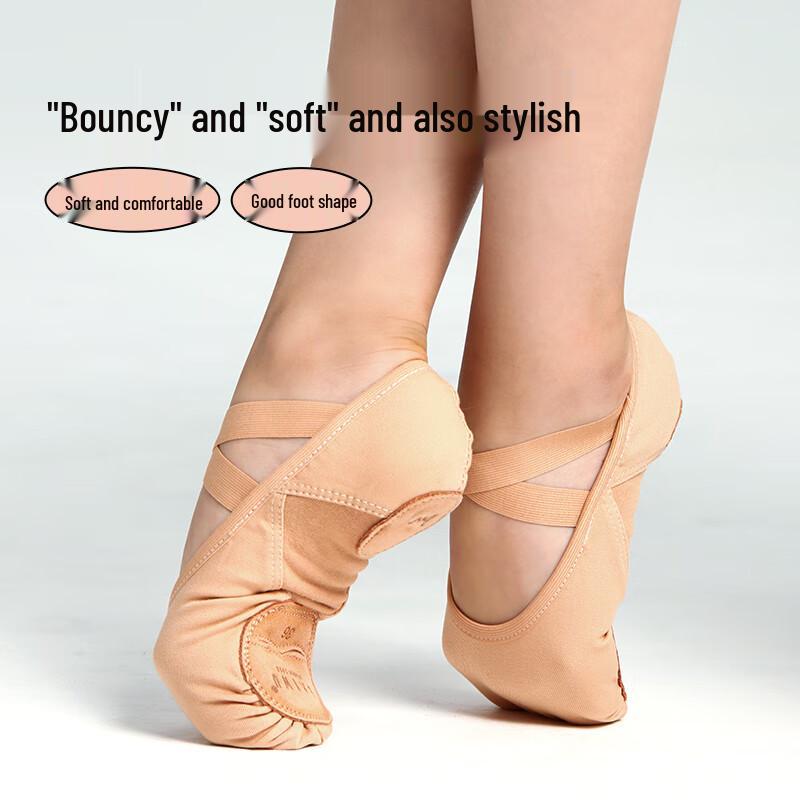 Elastic Fabric Soft Sole Ballet Dance Shoes