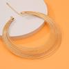 Europäische und Amerikanische Mode Persönlichkeit Gold Mehrschichtige Linie Spule Retro Damen Halsband Vielseitig Strand Resort Stil