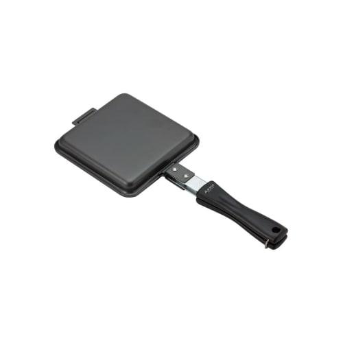SOTO (ST-951) Japanese-Made Hot Sandwich Toast Pan, Iron Frying Pan with Detachable Plate, Scratch-Resistant and Rust-Resistant, Includes Recipe Book,