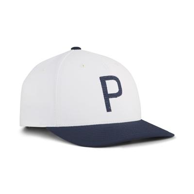 Golf Cap Golf CRAFTED P Cap Warm Black [PUMA] Men's White/PUMA