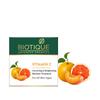 Biotique Vitamin C Korrigierende & Aufhellende Gesichtscreme | Nichtfettende Formel für Alle Hauttypen | Verbessert den Teint & den gleichmäßigen Hautton | 50g