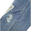 Levis SS25 Patchwork Design Distressed Denim Jacket Men Jackets Denim-Blue 72334-0729