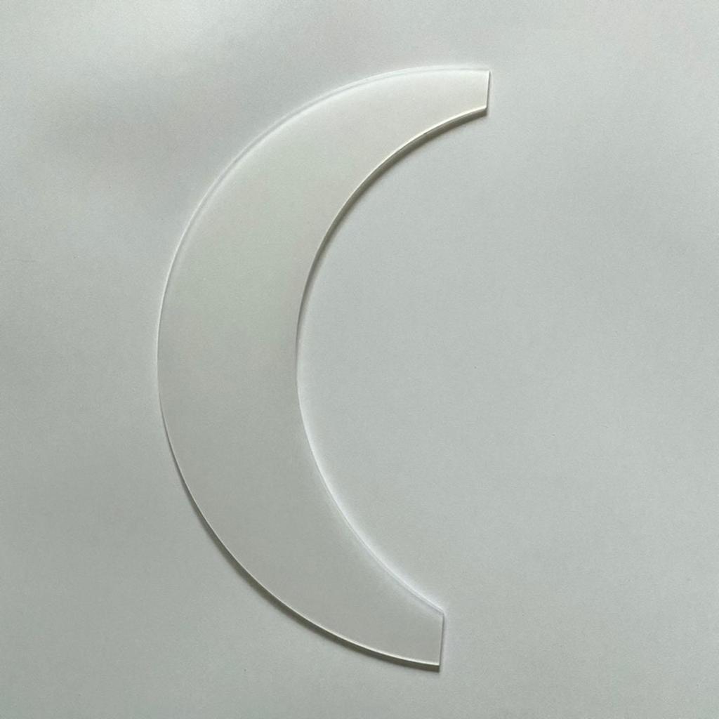 2Pcs Quilting Ruler Clear Acrylic Templates for Sewing and Quilting, Fabric or Other