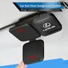 THQP1 Car Visor Glasses Clip Leather Sunglasses Holder Card Clip Accessories For Lexus UX250h RX450h CT200h RX400h NX300h RX350 RX300