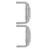 Ergonomic Rustproof Stainless Steel Spring Handle For Professional BBQ Grill Repair Replacement Accessories