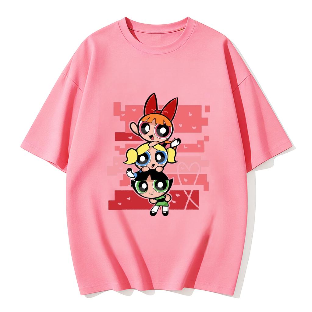 2026 Super Kraftvolle Mädchenbluse Training Streetwear T-Shirts Damen-T-Shirt Klassisches Fitnessstudio Fitness Familien-Passende Outfits Sommer Oberteile