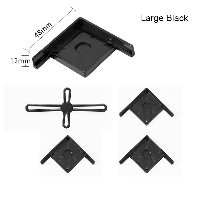 5 Stück/Set Kunststoff Rutschfest Stoßfest Aquarium Eckenschutz Klebefrei Schutzeckenabdeckung Schutz Aquariumzubehör