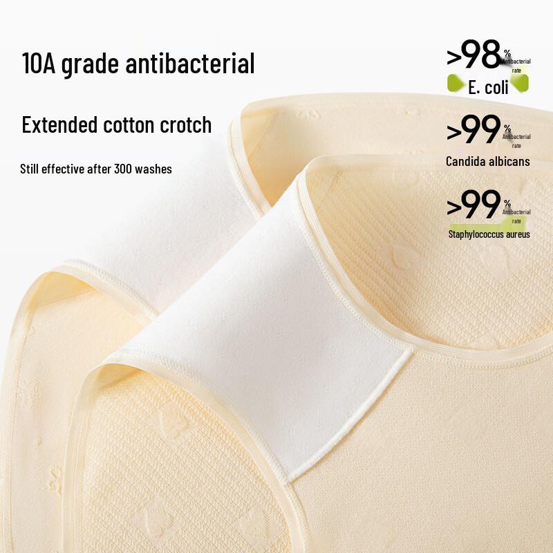 Modal Antibacterial Seamless Women's Briefs 4-Pack