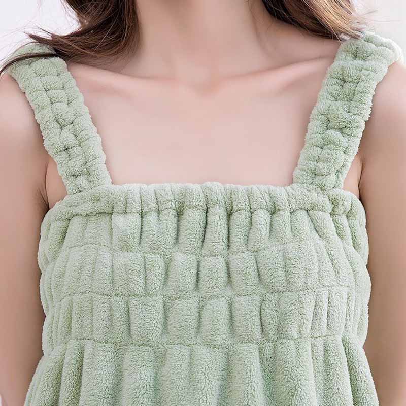 Bath Towel Household Women's Summer Cotton Absorbent Bathrobe Type Adult Bath Skirt