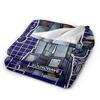 T-Transformers G1 Soundwave Warm Blanket  Kids Plush Bedding Throws Fashion Living Room Flannel Bedspread Sofa Bed Cover