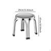Compact Non Slip Lightweight Shoe Stool Multipurpose Chair for Bedroom Apartment Sitting