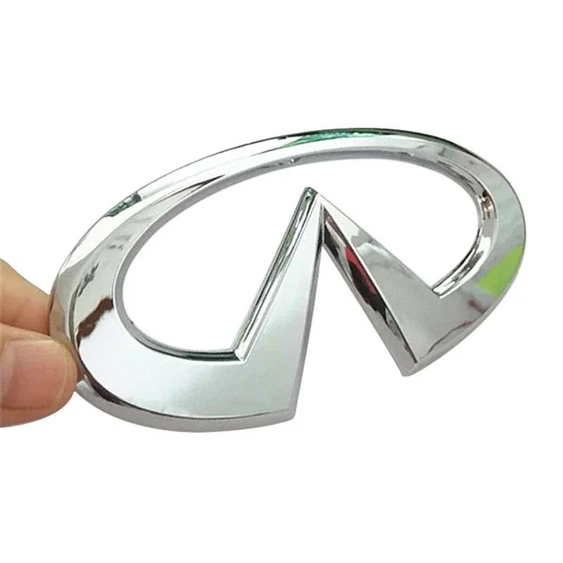 

12.3x6.5cm ABS Rear Trunk Emblem Refitt Badge for Infiniti Q50 FX35 Q30 G37 Q70 QX70 G35 Q60 QX50 QX60 QX80 Exterior Accessories