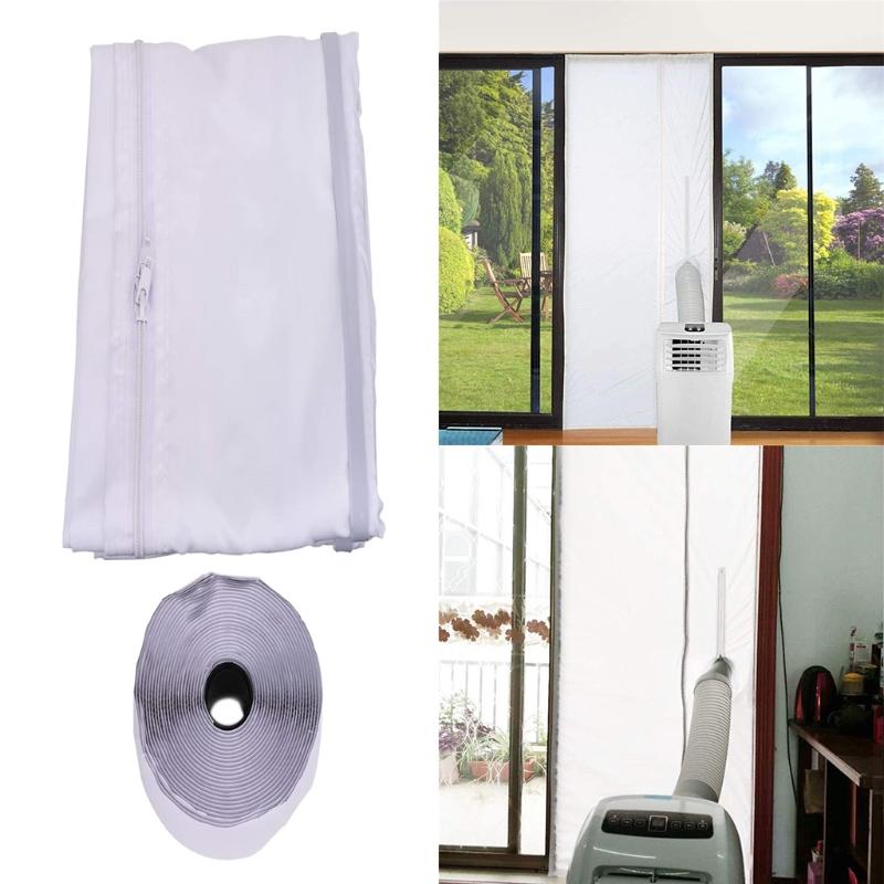 Sealing Cloth for Sliding Door of Mobile Conditioner Air Magnetic Screen Door Seal Auto-close Air Conditioning Baffle