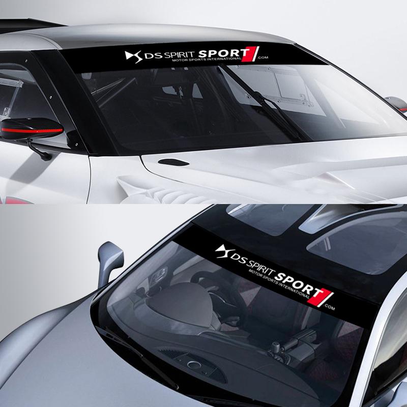 1 Stück Dekorative Auto-Frontscheiben-Aufkleber Für DS SPIRIT DS3 DS4 DS4S DS5 5LS DS6 DS7 DS9 WILD RUBIS E-Tense DIVINEDS