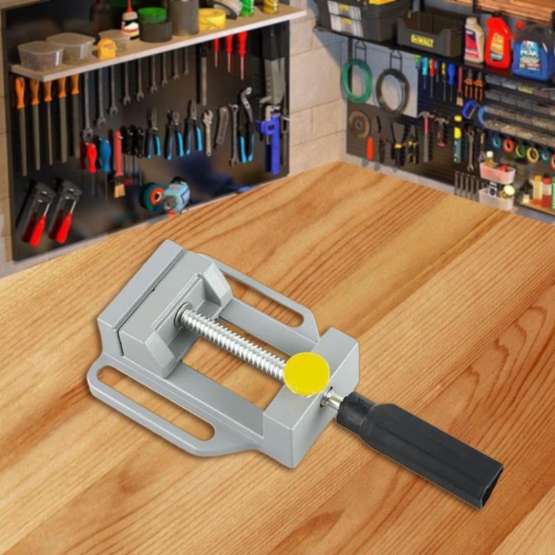 High Strength Aluminum Drill Press Vise Quick Release Workbench Clamp Clip for Electric Drilling Machine Clamping Tool