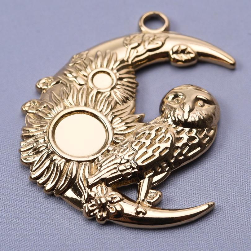 5pcs Fashion Bird Dragonfly Pendant Real Gold Plated Stainless Steel Charm Butterfly Pendants For Jewelry Making Bulk Breloques