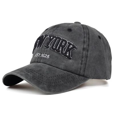 New York Embroidery Men Baseball Cap Washed Caps Gorras Cotton Hip Hop Snapback Caps Outdoors Casual Travel Hat For Women