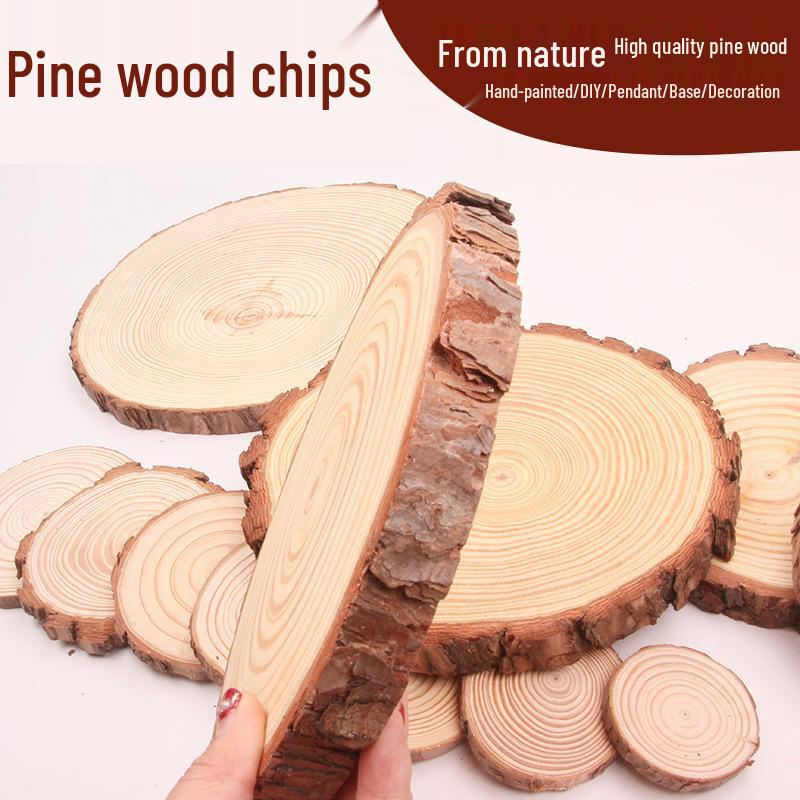 

Round Pine Wood Slices for DIY Projects and Kindergarten Crafting 3-4cm slice, 0.5cm thick
